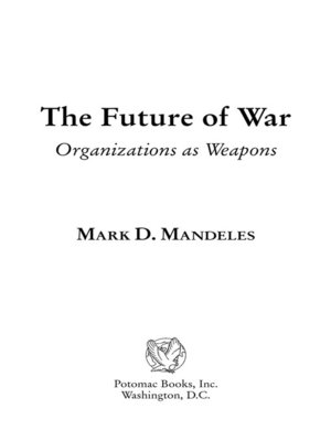 cover image of The Future of War